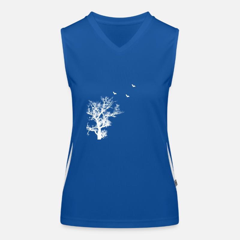 tree bat Women's Functional Contrast Tank Top