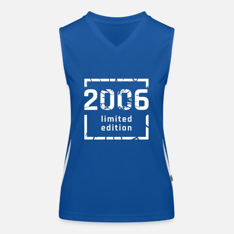 2006 limited edition 17. Geburtstag Funktionelles Kontrast-Tank Top für Frauen