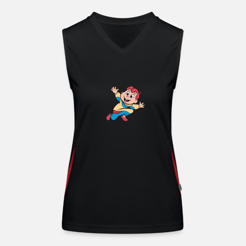 JUMPY Women's Functional Contrast Tank Top