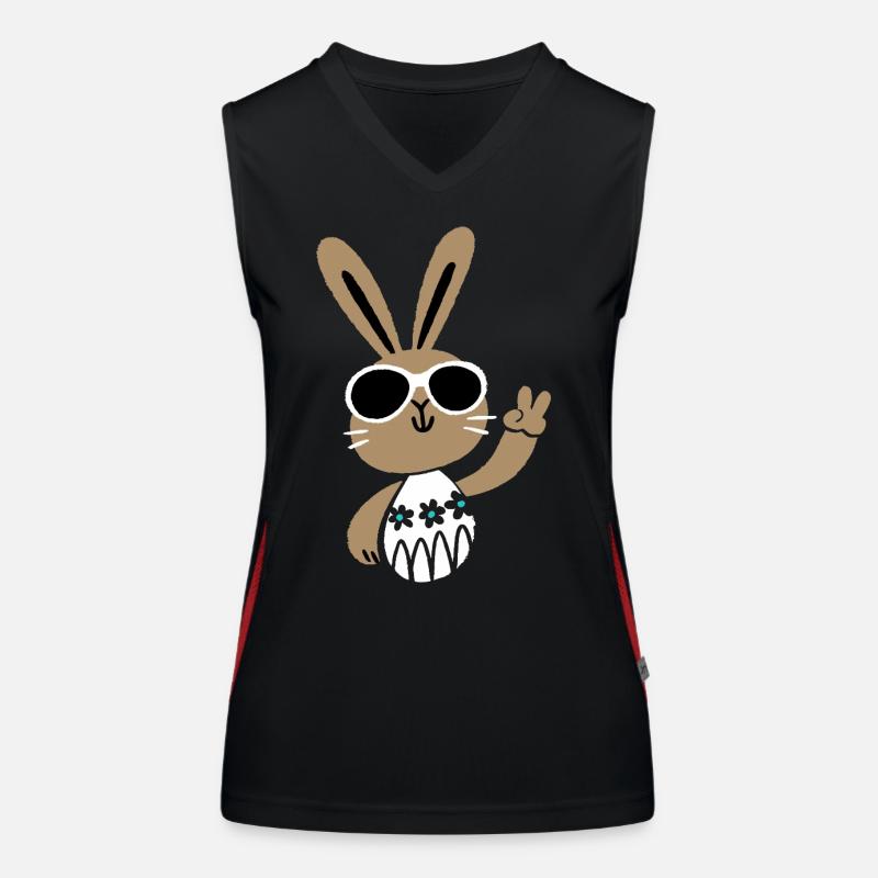 Happy Easter - Easter Bunny - Easter Egg - Gift Women's Functional Contrast Tank Top