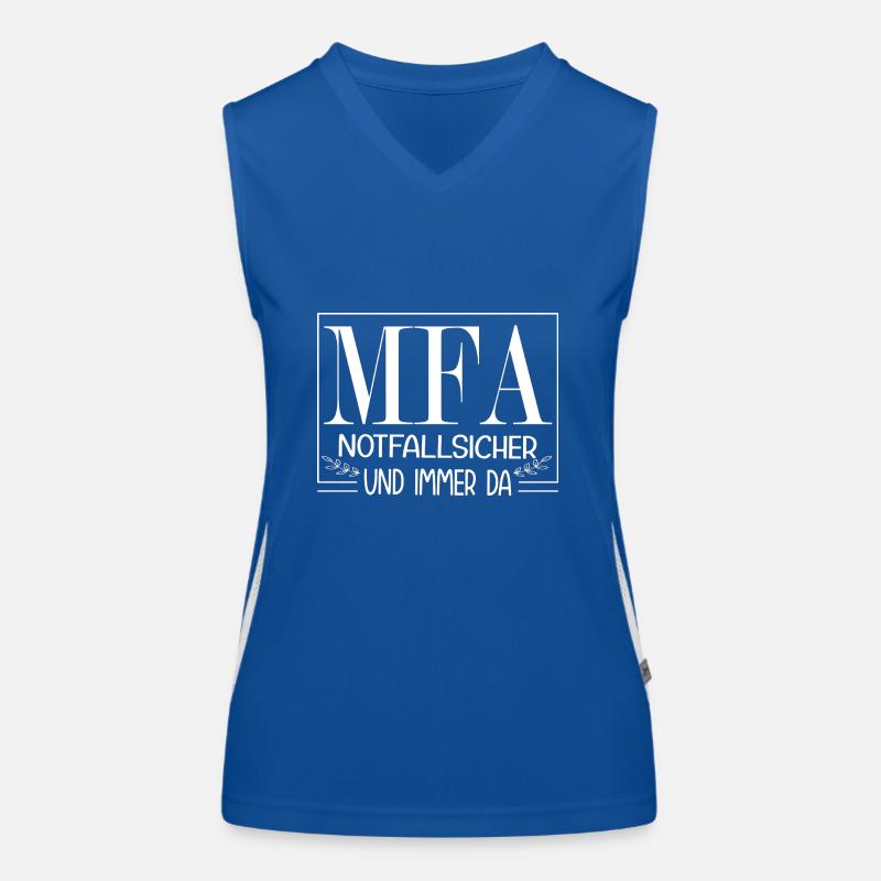 Medical Assistant Emergency Proof MFA Women's Functional Contrast Tank Top