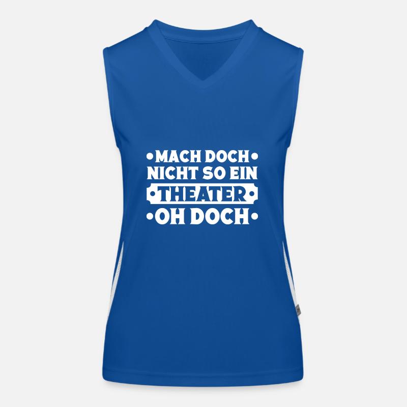 Musical theatre: Don't make such a theatre Women's Functional Contrast Tank Top