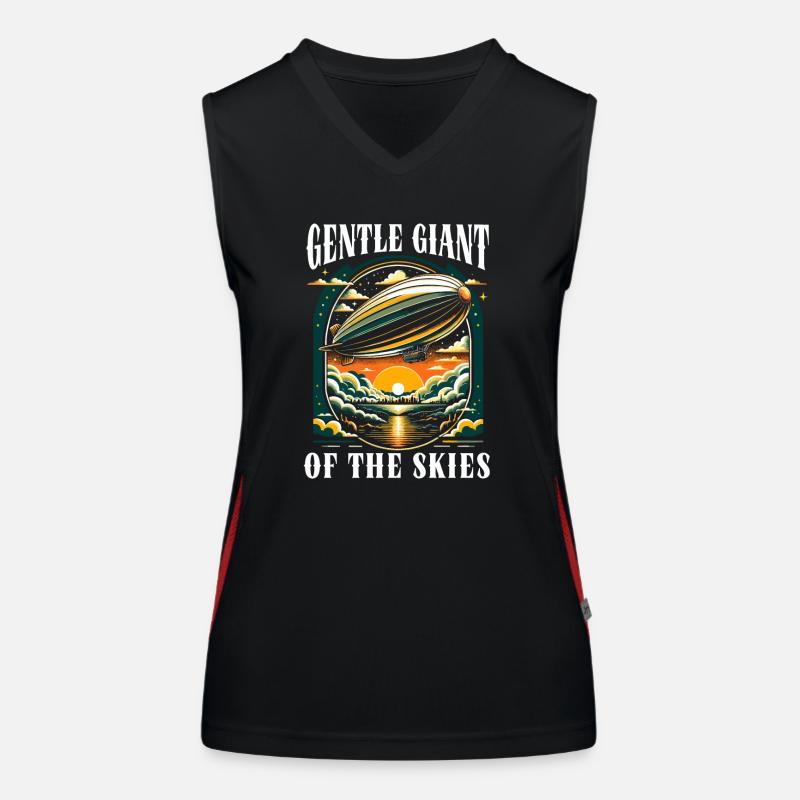 Zeppelin dirigeable Débardeur respirant contrasté Femme