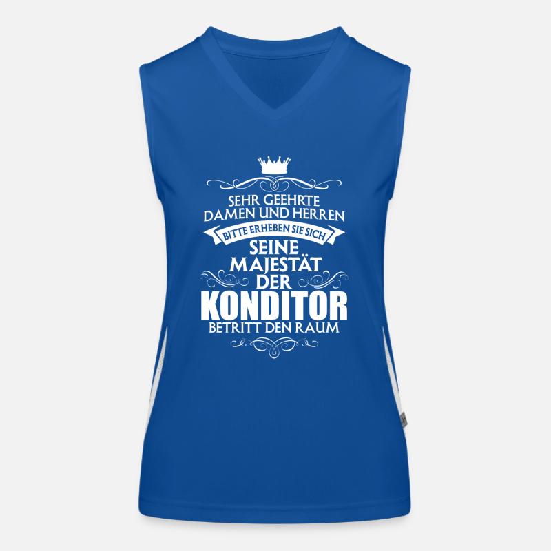 KONDITOR Funktionelles Kontrast-Tank Top für Frauen