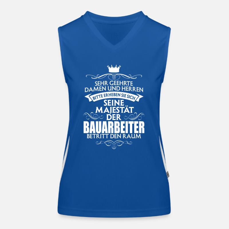 BAUARBEITER - Majestät Funktionelles Kontrast-Tank Top für Frauen