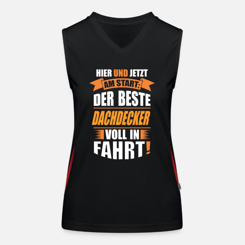 DACHDECKER Funktionelles Kontrast-Tank Top für Frauen