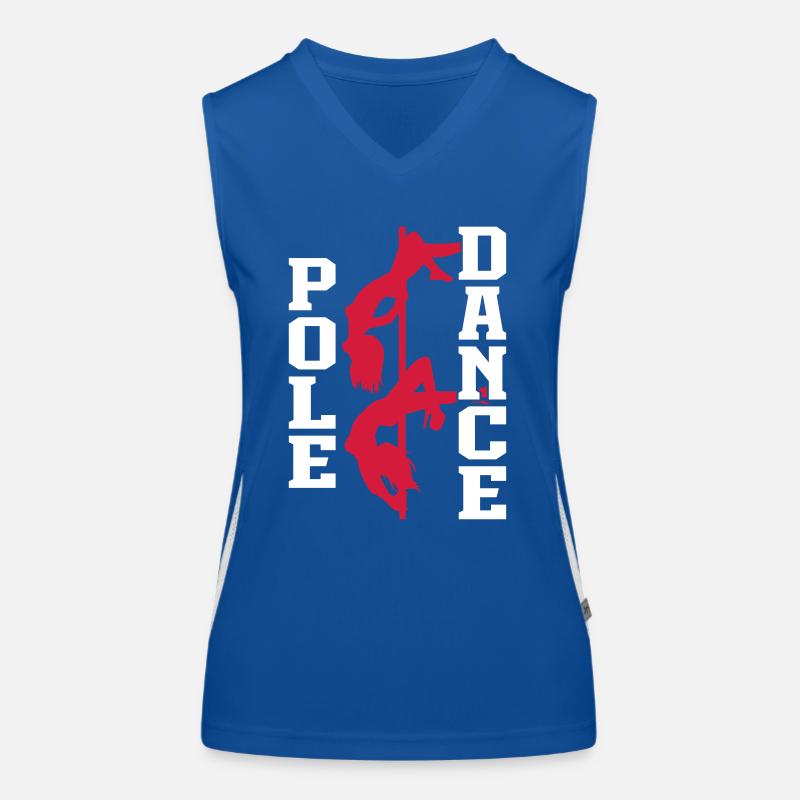 Pole Dance Funktionelles Kontrast-Tank Top für Frauen