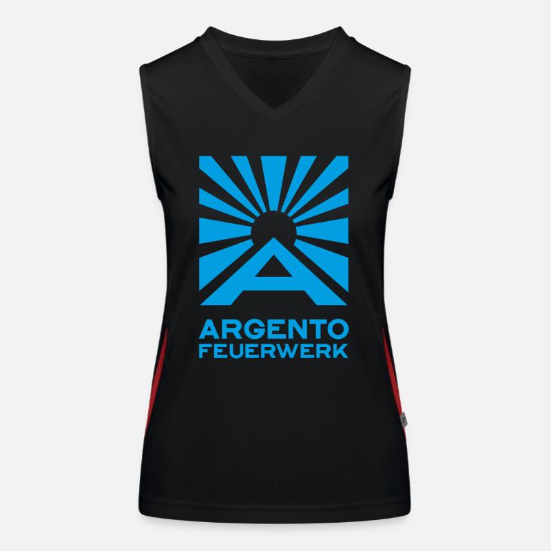 Argento Logo "Original" Funktionelles Kontrast-Tank Top für Frauen