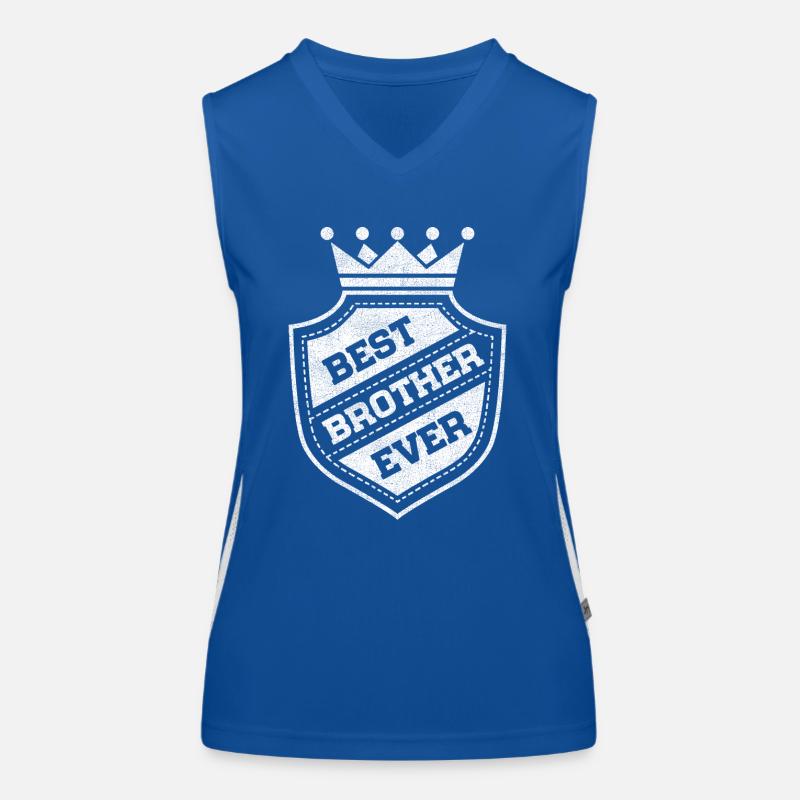 best brother ever Funktionelles Kontrast-Tank Top für Frauen