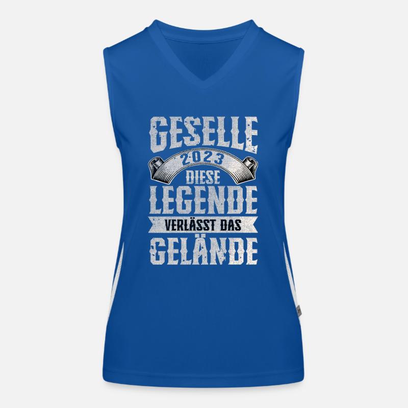 Geselle 2023 Gesellenprüfung Funktionelles Kontrast-Tank Top für Frauen