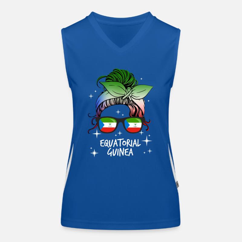 Equatorial Guinea Women's Functional Contrast Tank Top