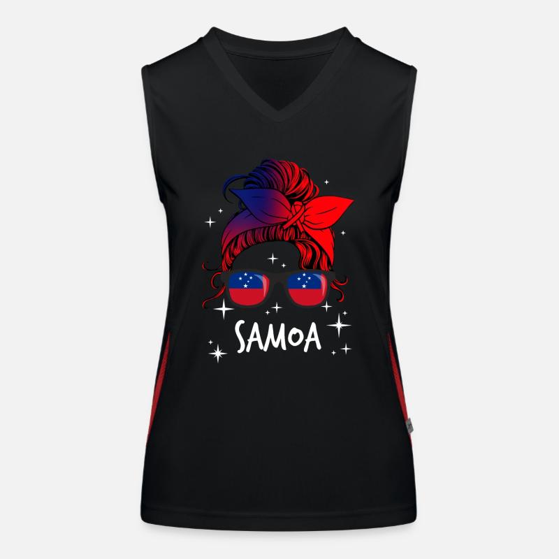 Samoa Débardeur respirant contrasté Femme