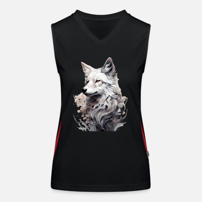 Polarfuchs Funktionelles Kontrast-Tank Top für Frauen