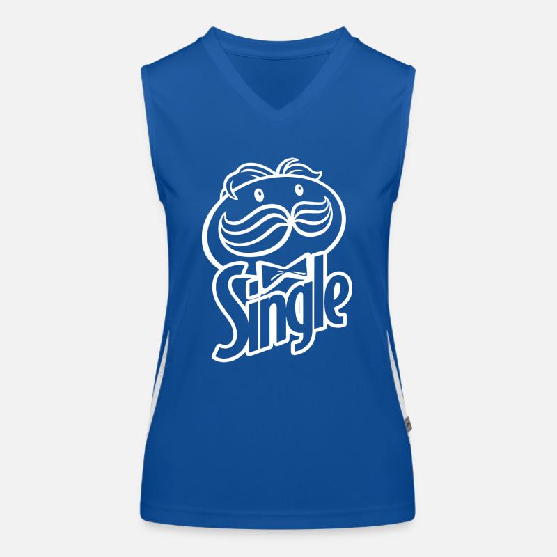 Funny Single Chips Man Women's Functional Contrast Tank Top