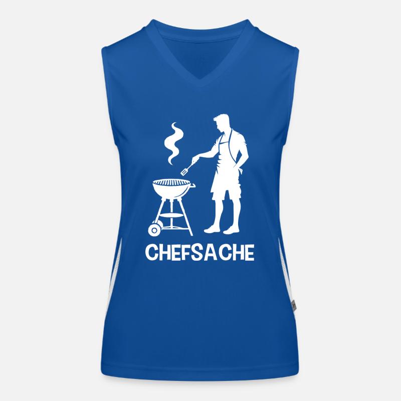 Grillen Funktionelles Kontrast-Tank Top für Frauen