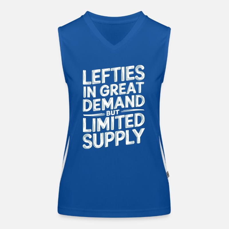 Stolz auf Linkshänder Funktionelles Kontrast-Tank Top für Frauen