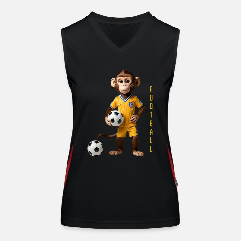 Cool monkey Funktionelles Kontrast-Tank Top für Frauen