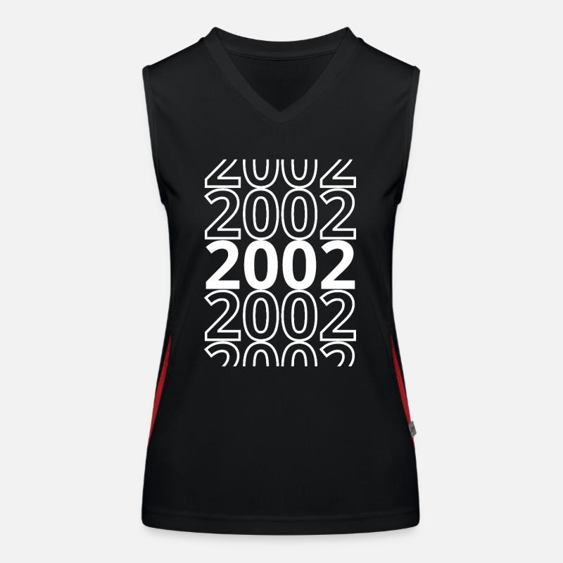 2002 2002 2002 Débardeur respirant contrasté Femme