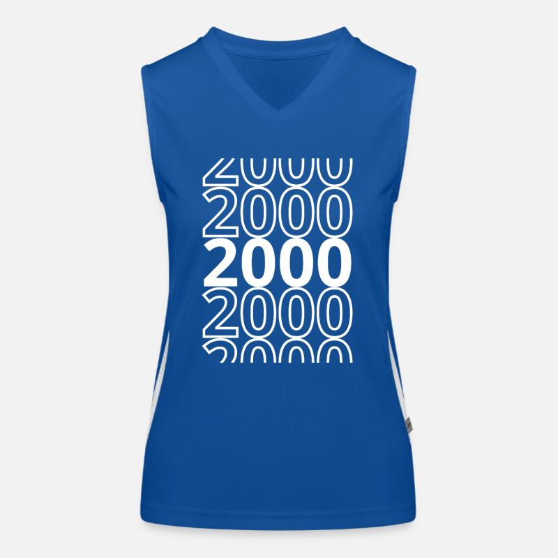 2000 2000 2000 Débardeur respirant contrasté Femme