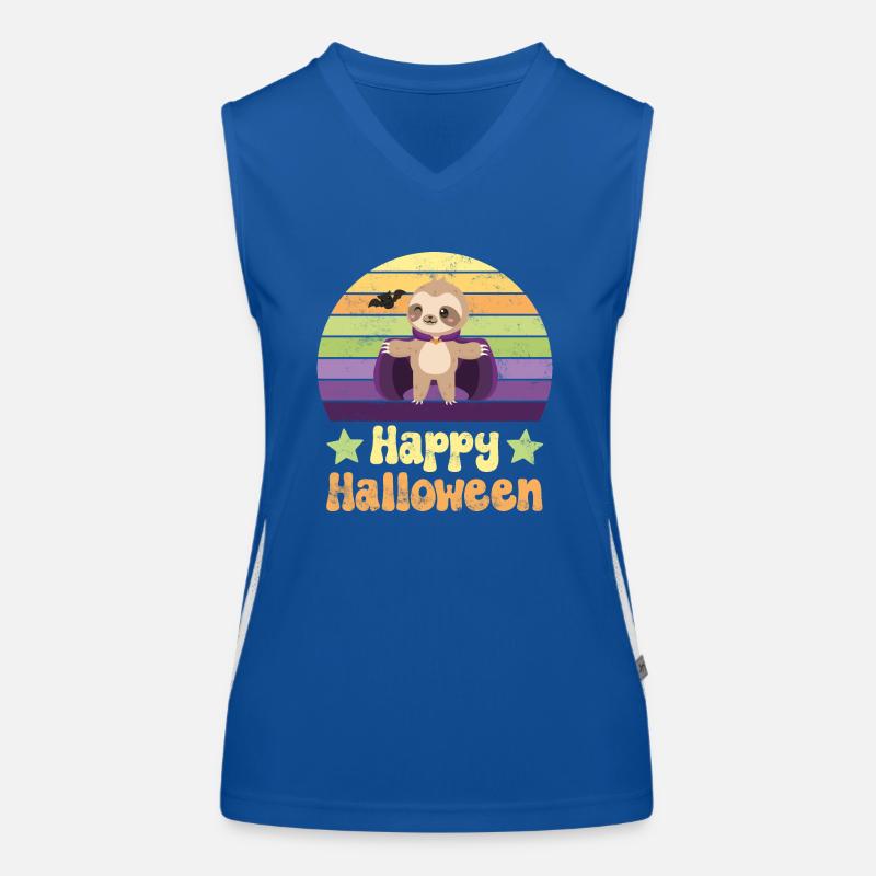 Halloween Vampire Dracula Women's Functional Contrast Tank Top