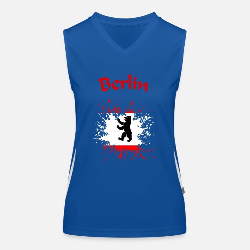 Berlin Funktionelles Kontrast-Tank Top für Frauen