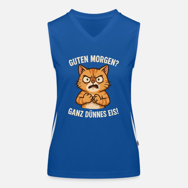 very thin cat Women's Functional Contrast Tank Top