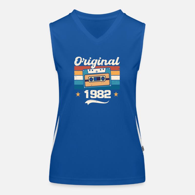 Geboren Geschenk Original 1982 Geschenkidee 1982 Funktionelles Kontrast-Tank Top für Frauen
