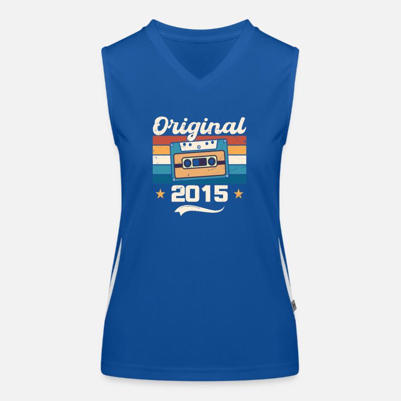 Geboren Geschenk Original 2015 Geschenkidee 2015 Funktionelles Kontrast-Tank Top für Frauen