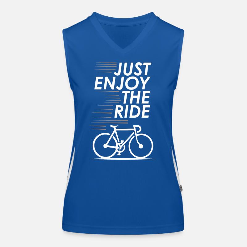 Profitez simplement de la balade Débardeur respirant contrasté Femme