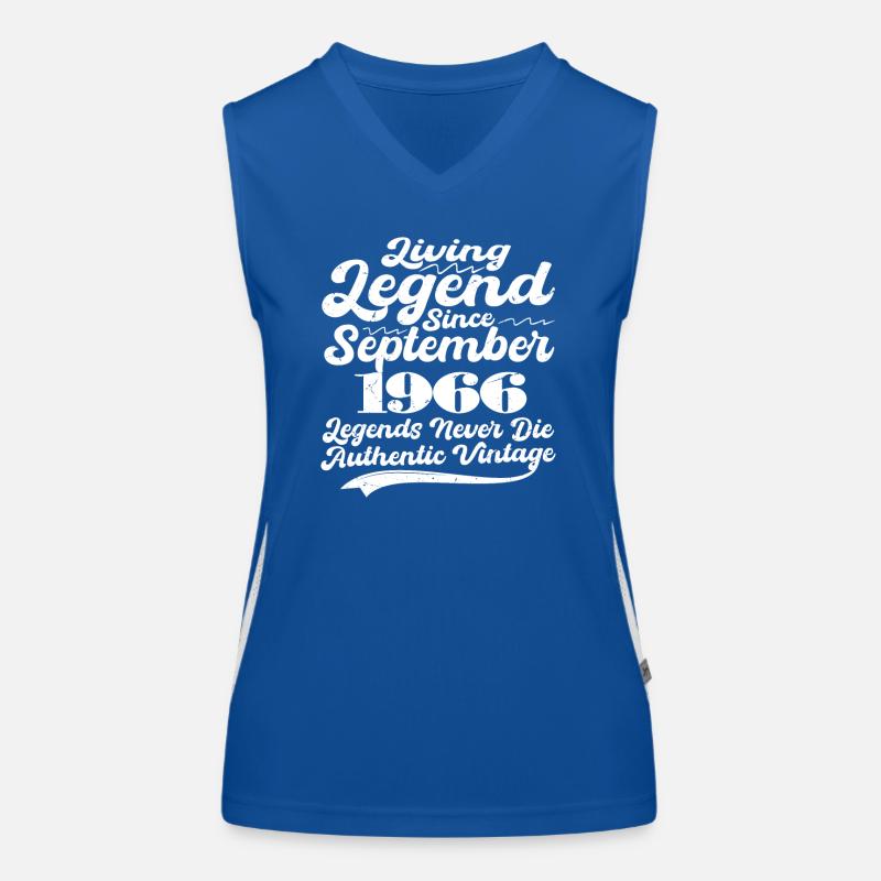 Es war einmal eine Legende. September 1966 Geburts Funktionelles Kontrast-Tank Top für Frauen