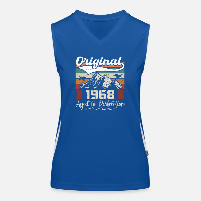 1968 - Gift born in 1968 Women's Functional Contrast Tank Top