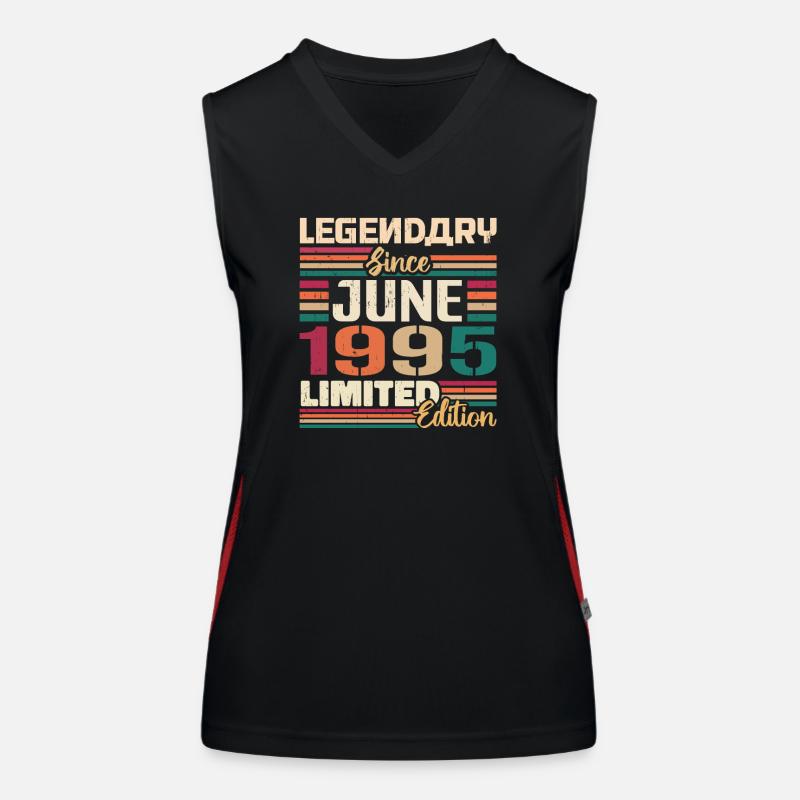 Legendary June 1995 Limited Edition Juni 1995 Funktionelles Kontrast-Tank Top für Frauen