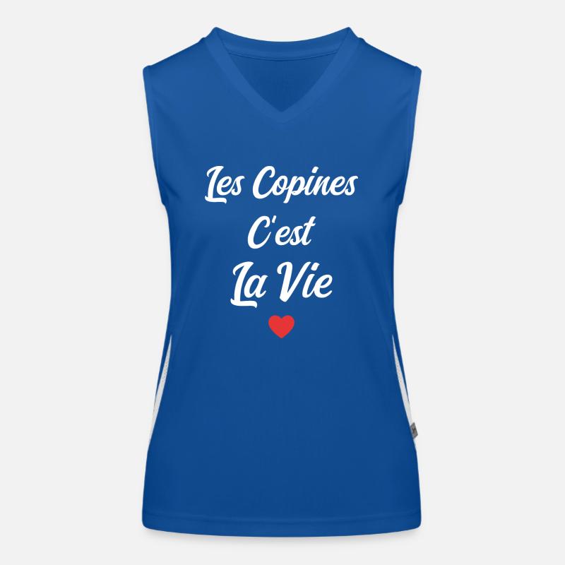 les copines c'est la vie Débardeur respirant contrasté Femme