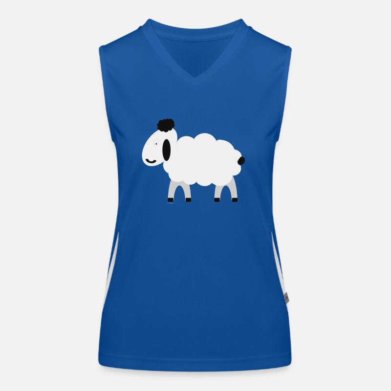 Deichschaf Funktionelles Kontrast-Tank Top für Frauen