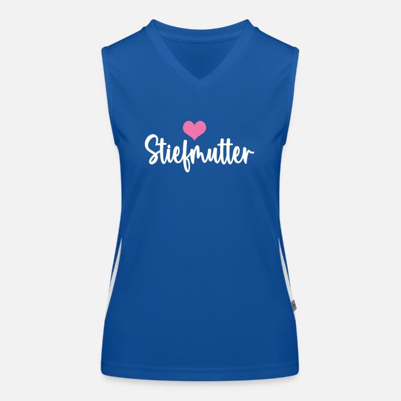 Stiefmama Bonus Mama Mutter Muttertag Stiefmutter Funktionelles Kontrast-Tank Top für Frauen