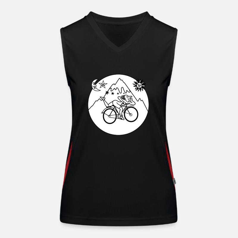 Albert Hofmann LSD 1943 Circle Black & White Women's Functional Contrast Tank Top