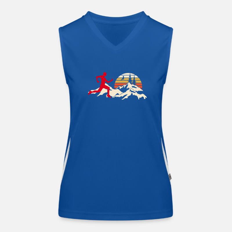 Trail Runner running jogging Jogger terrain Women's Functional Contrast Tank Top