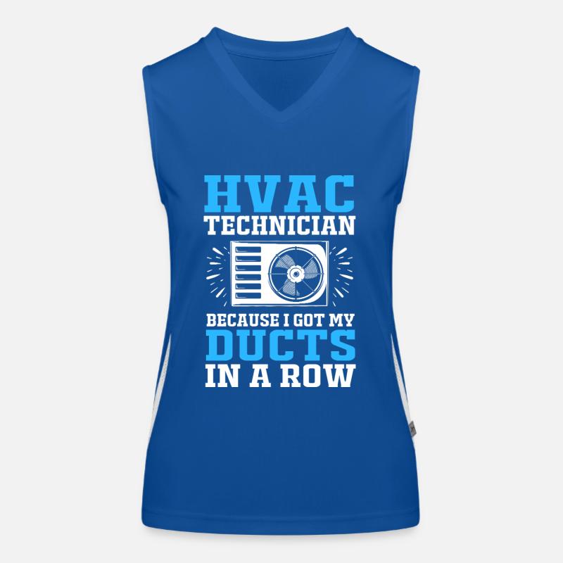Air Conditioning Technician Technician Refrigeration Technician Heating Women's Functional Contrast Tank Top