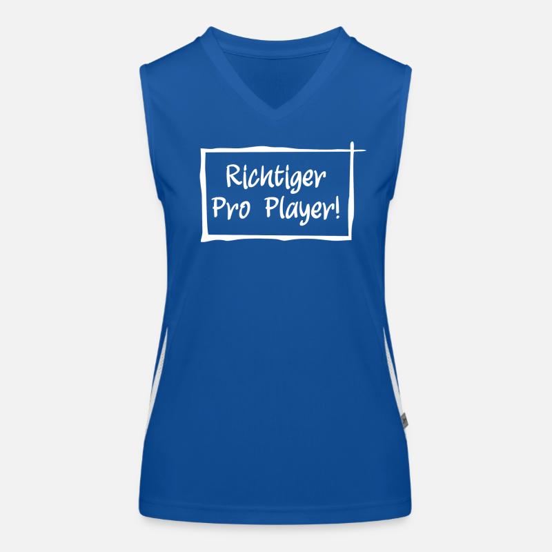 Richtiger Pro Player Funktionelles Kontrast-Tank Top für Frauen