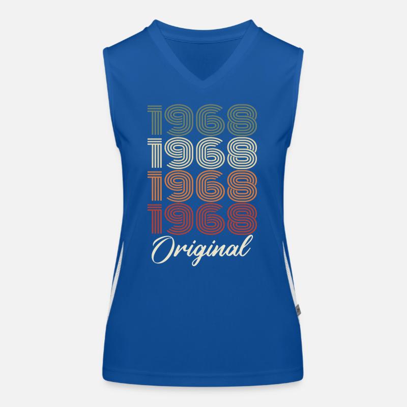 1968 Original Vintage Geburtstagsgeschenk 1968 Funktionelles Kontrast-Tank Top für Frauen