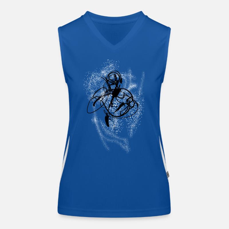 Mind Abstract Women's Functional Contrast Tank Top