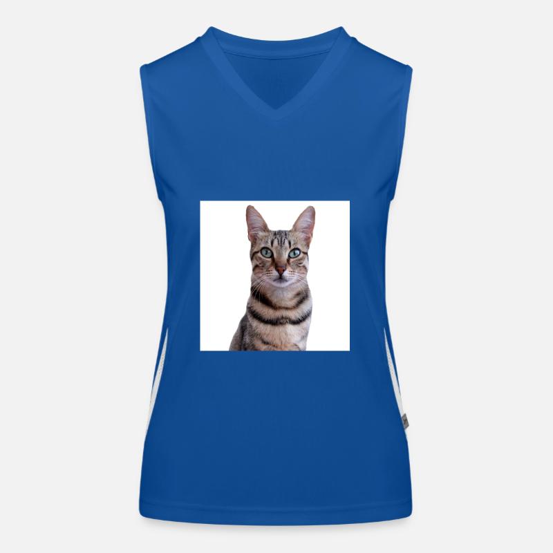 Chat chat chaton doux Débardeur respirant contrasté Femme