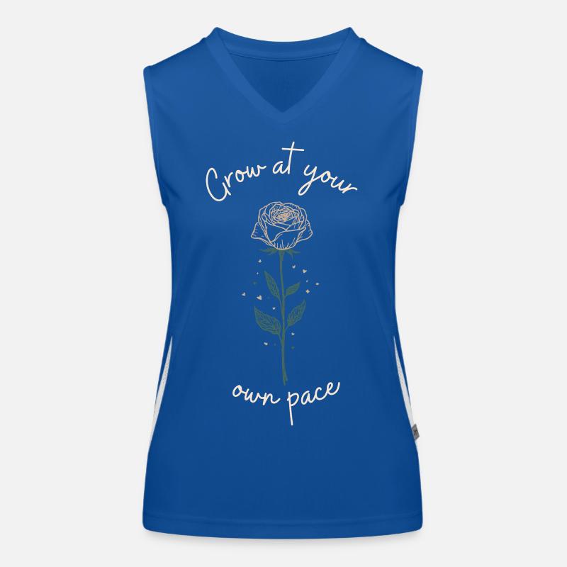 Grow at your own pace Women's Functional Contrast Tank Top