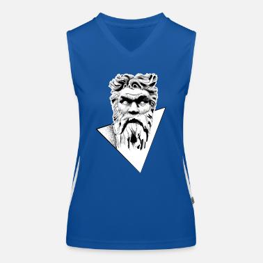 saggezza Top sportivo da donna in contrasto cromatico