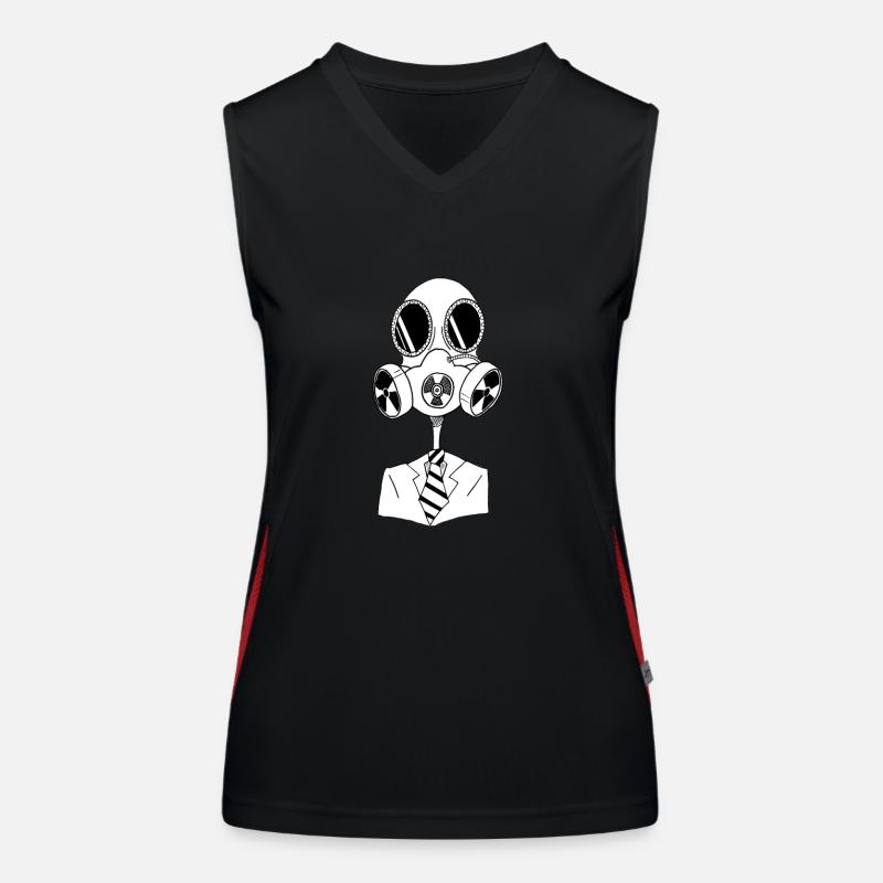 maille de saké Débardeur respirant contrasté Femme