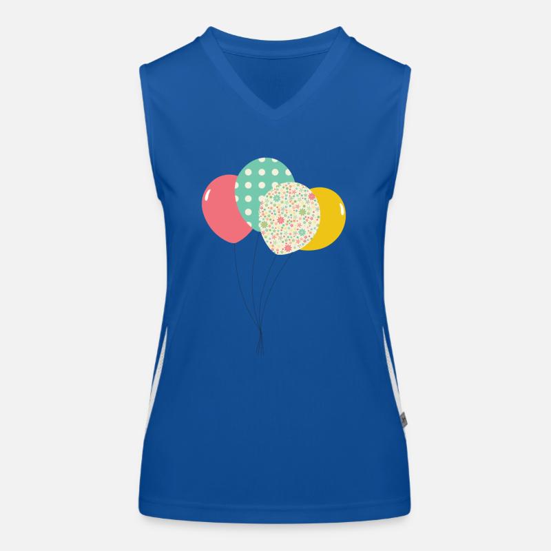 luftballons Funktionelles Kontrast-Tank Top für Frauen