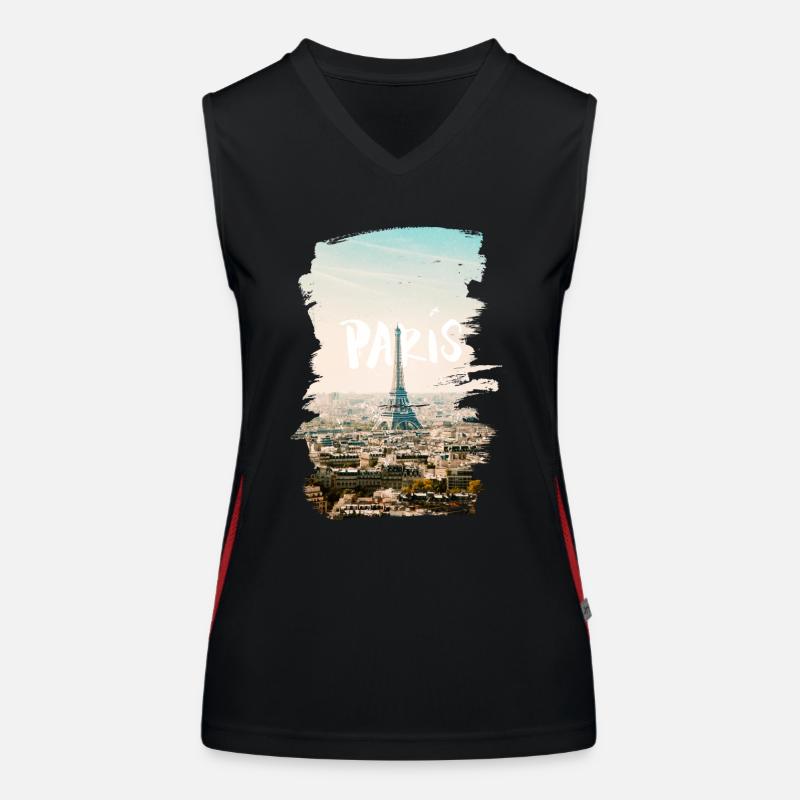 Paris Débardeur respirant contrasté Femme