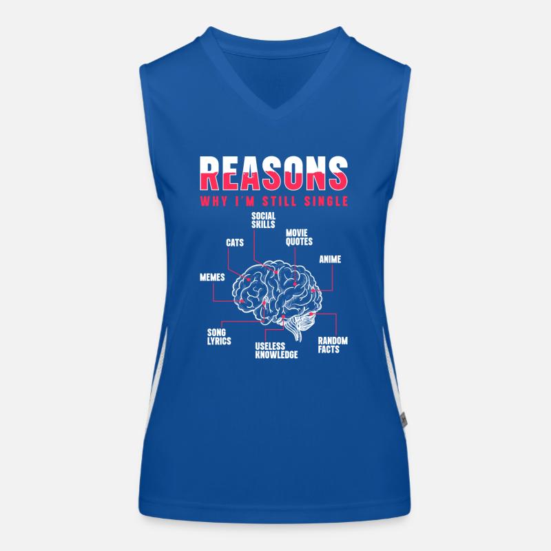 Relation Seule Bachelorette Single Débardeur respirant contrasté Femme