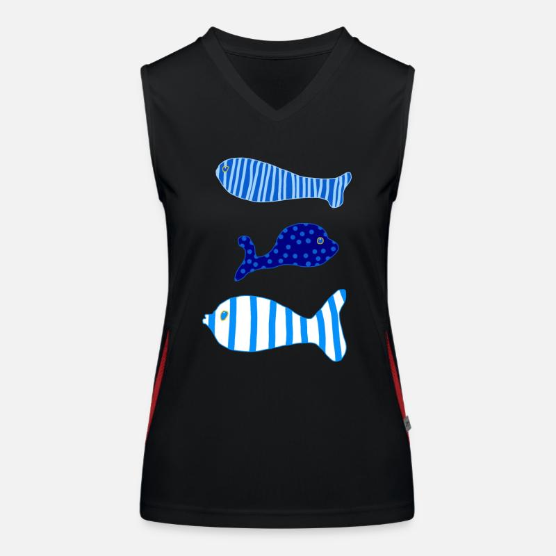 Three Fish Women's Functional Contrast Tank Top