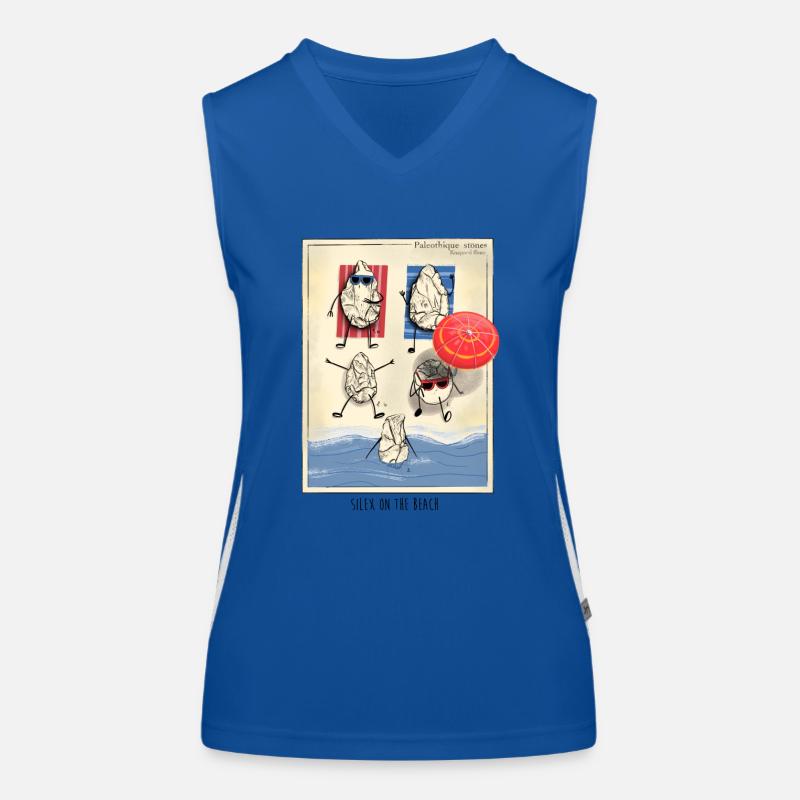 Silex on the beach 2 Débardeur respirant contrasté Femme